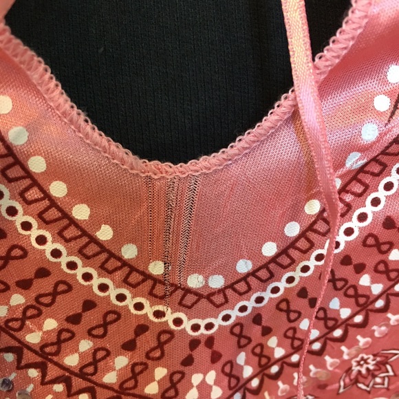 Y2K Jolie Pink Bandana Print Tank, XS - Picture 5 of 8